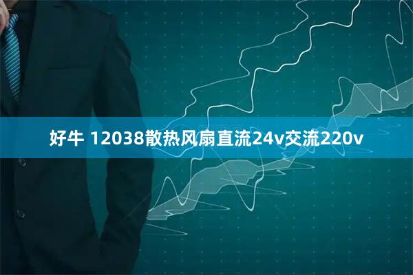 好牛 12038散热风扇直流24v交流220v